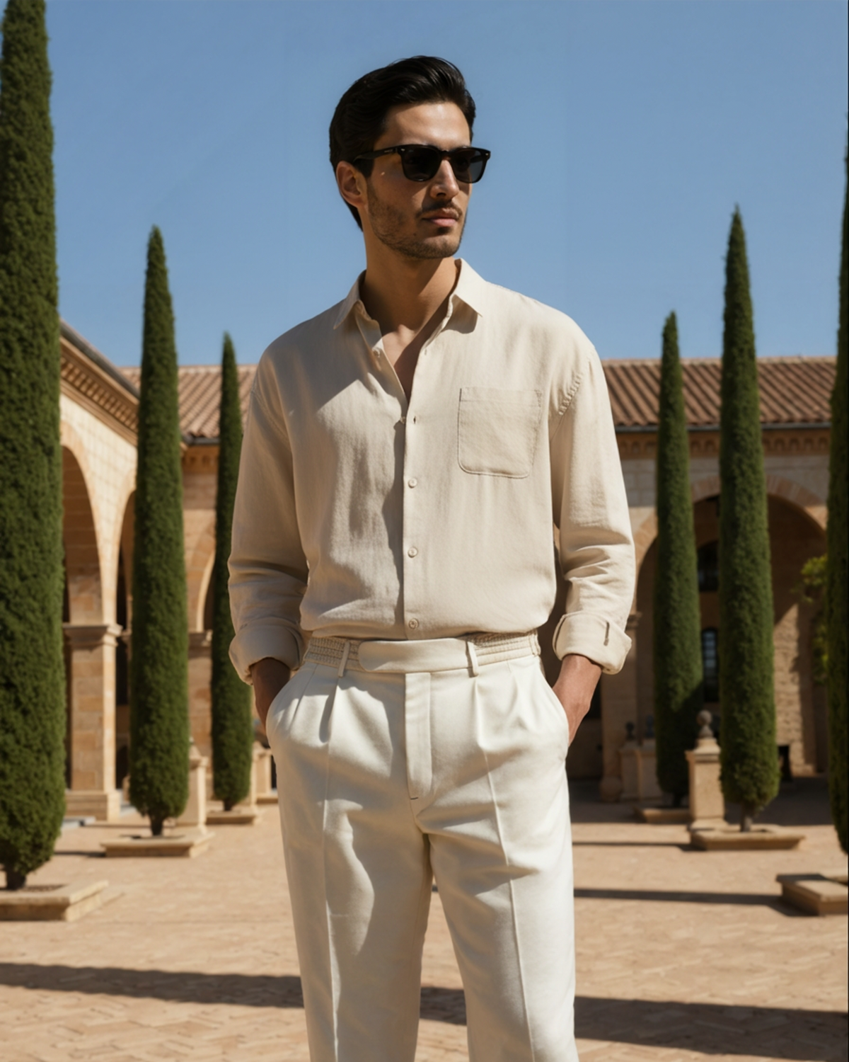 Capri Linen Shirt, view 2