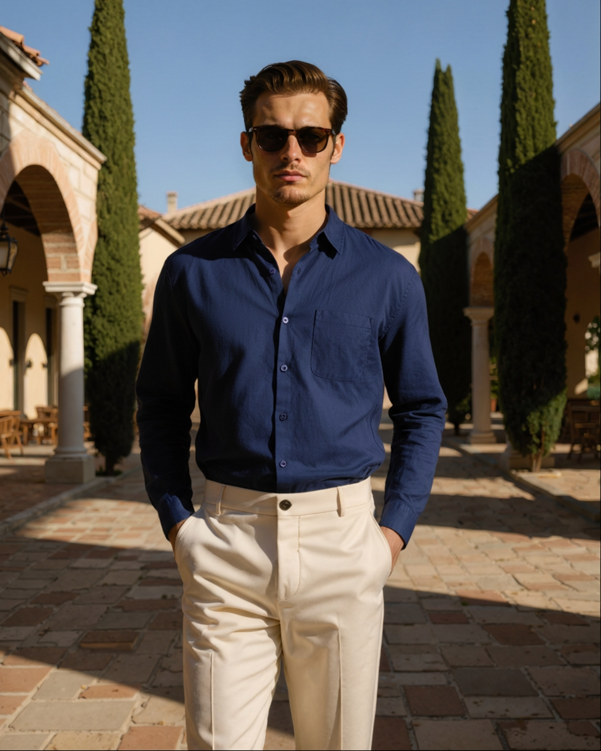 Capri Linen Shirt, view 8