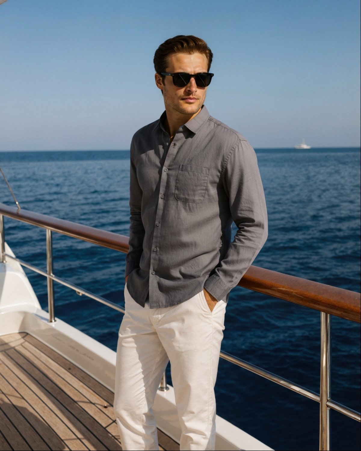 Capri Linen Shirt, view 11