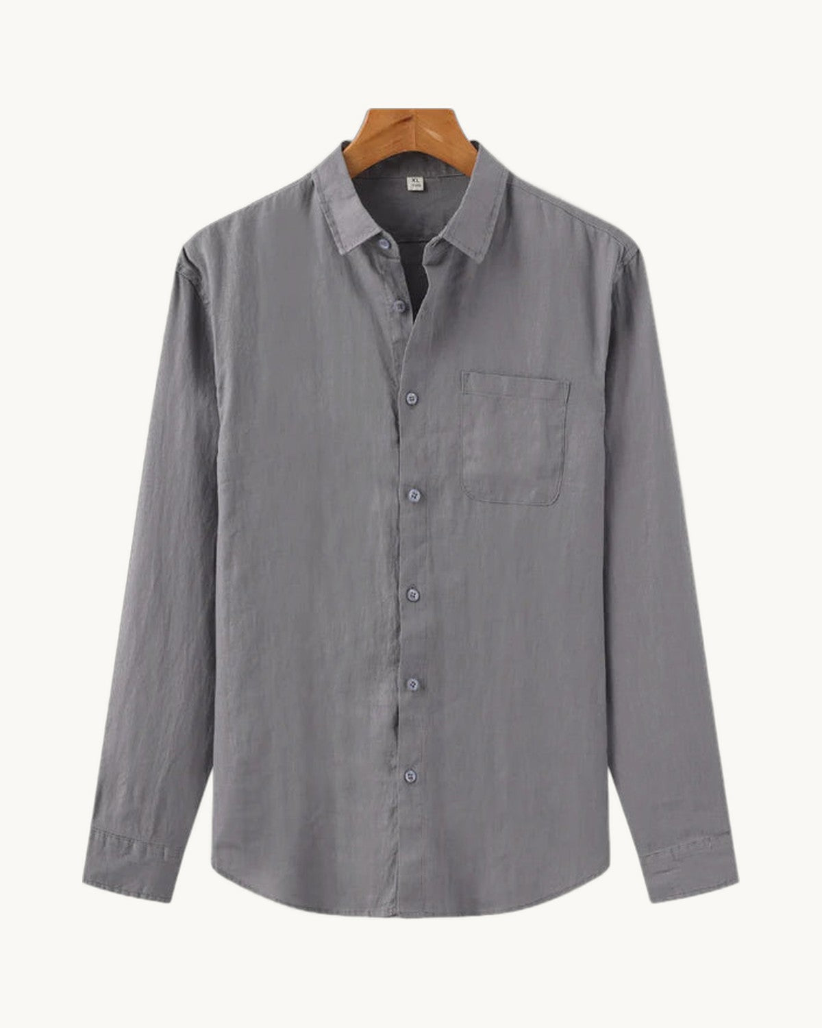 Capri Linen Shirt in Gray
