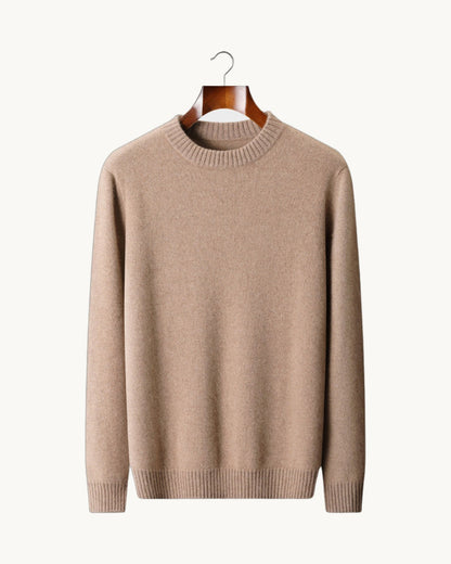 Como Cashmere Crewneck in Beige