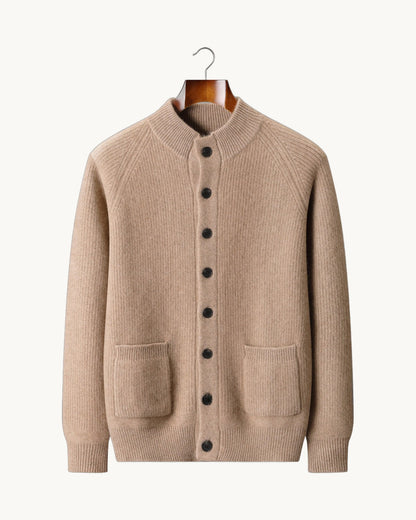 Cremona Cashmere Overshirt in Beige