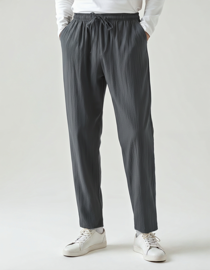 Riviera Linen Drawstring Trousers, view 10