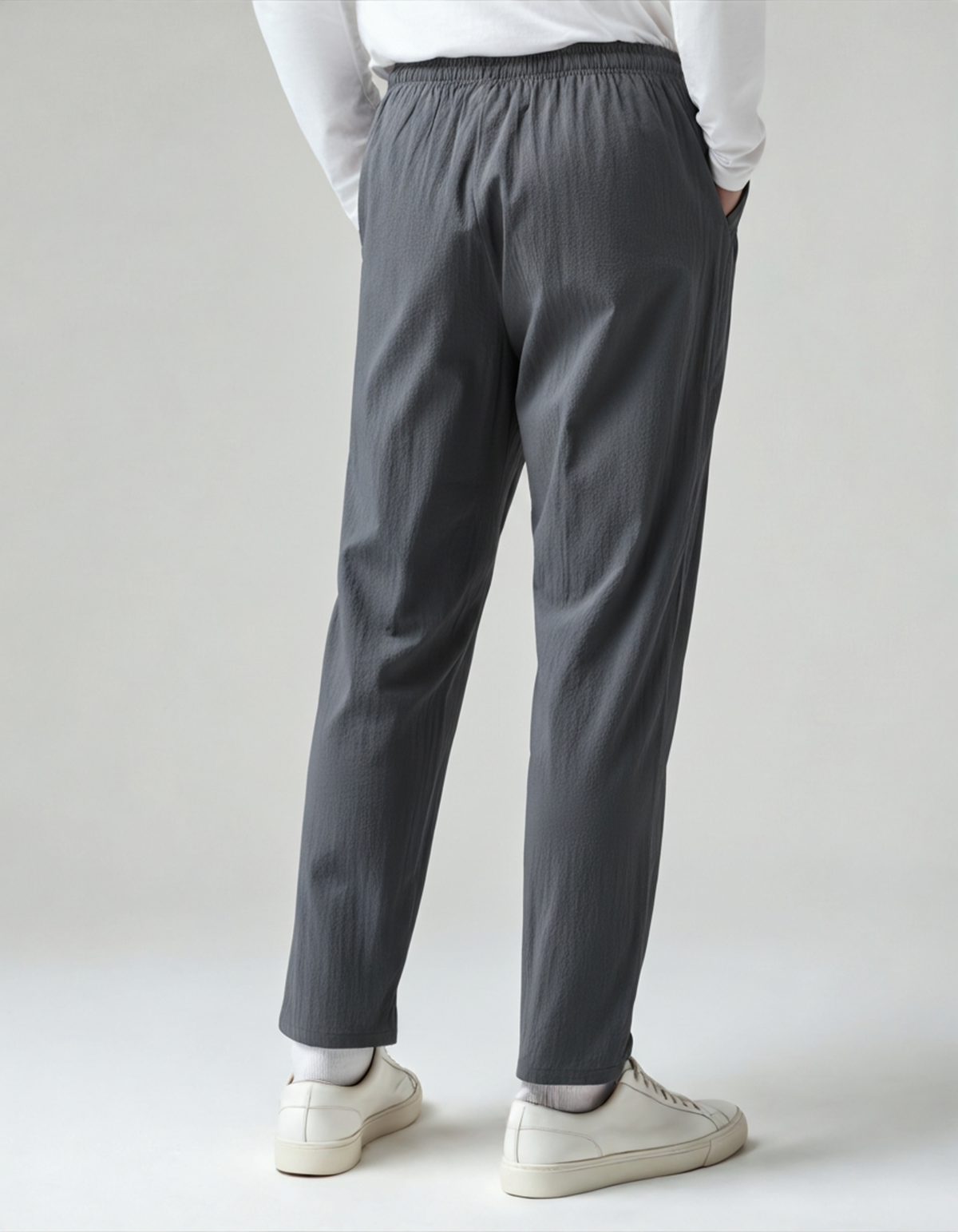 Riviera Linen Drawstring Trousers, view 11