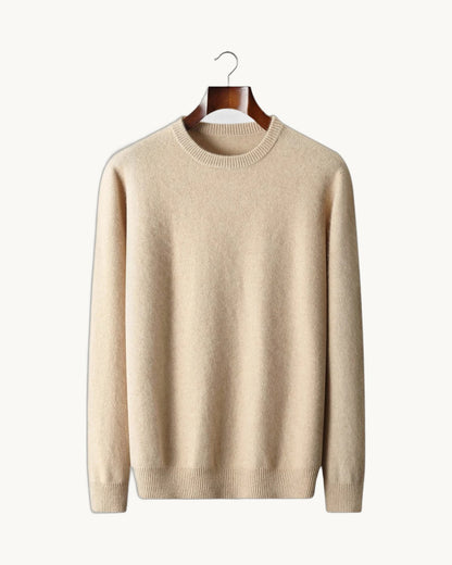 Pavia Merino Crewneck in Sand