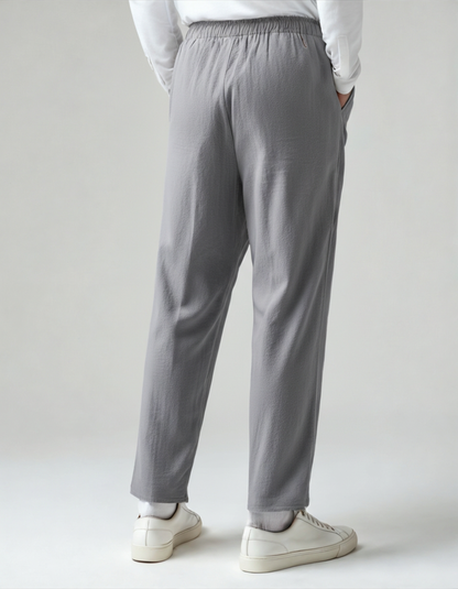Riviera Linen Drawstring Trousers, view 9