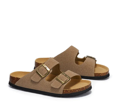 Siena Suede Two-Strap Sandal, view 11