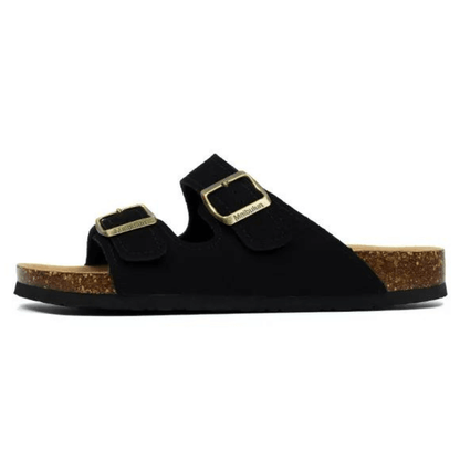 Siena Suede Two-Strap Sandal, view 2