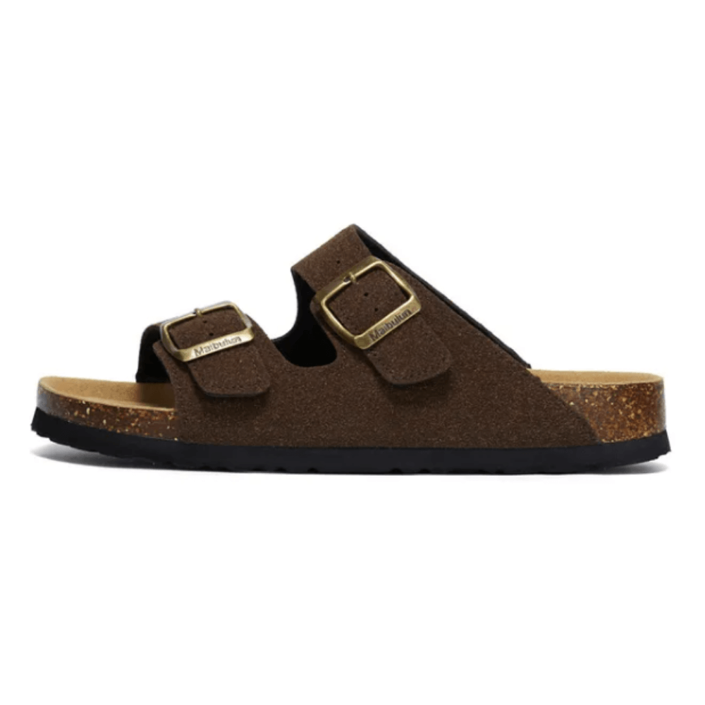 Siena Suede Two-Strap Sandal, view 5