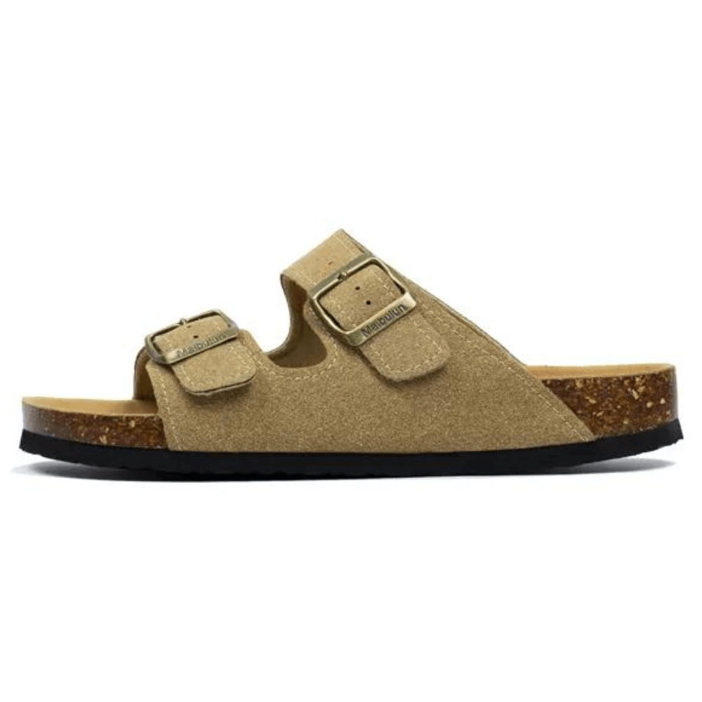Siena Suede Two-Strap Sandal, view 8