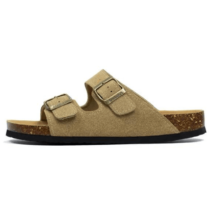 Siena Suede Two-Strap Sandal, view 8
