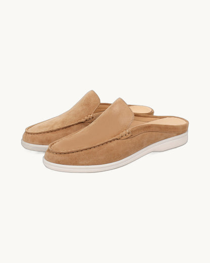 Sorrento Suede Mule in Caramel
