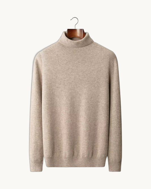 Torino Merino Rollneck in Beige