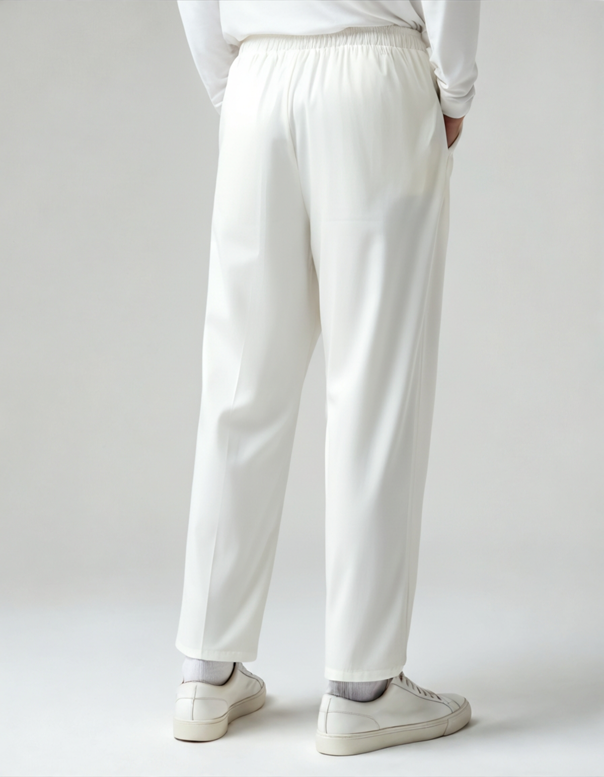 Riviera Linen Drawstring Trousers, view 7